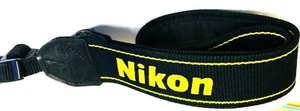 [Casi Como Nuevo] Correa de Cuello/Hombro Nikon Original Negra Envío desde Japón - Imagen 1 de 12