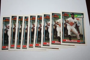 (9) 1992 Topps #6 Brien Taylor RC Draft Pick LOT - Picture 1 of 1
