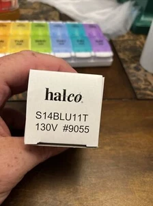 Halco S14BLU11T 11-Watt BLUE COLOR S14 Lamp Light Bulb 11W 130V E26 - Picture 1 of 3