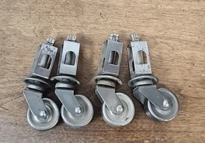 VINTAGE NOELTING FAULTLESS CASTER SET OF FOUR - #1506 - 4" OVERALL - Picture 1 of 6