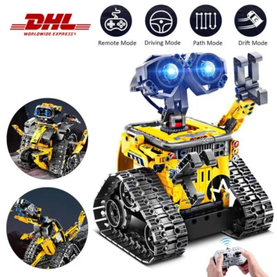 Tecnica Robot Telecomandato per Bambini 520pz 3in1 RC Giocattolo da Costruzione Dinosauri - Immagine 1 di 4