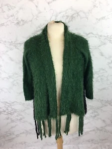 Alberto Makali Women's Green And Black Cardigan Sz Medium $138 - Picture 1 of 2