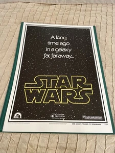 A2 Star Wars 1977 A New Hope Playbill Movie Print Poster Empire Strikes Vader - Picture 1 of 10