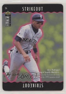 1996 Collector's Choice You Make the Play Gold Signature Alex Rodriguez #34.1