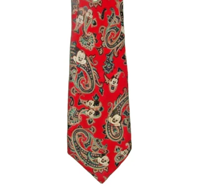 Corbata para hombre Mickey Mouse originales de Disney, 100 % seda, edad desconocida, usada  Foto 1 de 4