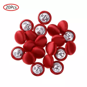 20x 10mm Smooth Satin Covered Metal Shank Buttons for Tuxedo Suit_Blouses Coat - Picture 1 of 79