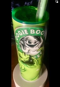 Oogie Boogie’s Coffee Tumbler. 3D Glows. Unique Extras Included. Green Lid! - Picture 1 of 7