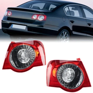 For VW Passat B6 Sedan 2006-2010 Pair Outer LED Tail Light Rear Brake Stop Lamp - Picture 1 of 12