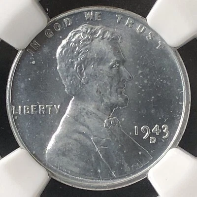 1943-D 1C  Lincoln Wheat One Cent NGC MS64                  3583062-002 - Image 1 of 4
