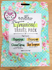 Bella & Bear Tropical Travel Pack,Shampoo/Conditioner/Face Mask/Salt Scrub-Vegan