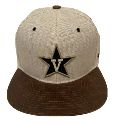 Zephyr NCAA Vanderbilt Commodores "Havana" Flat Bill SnapBack Hat BRAND NWT - Image 1 of 4