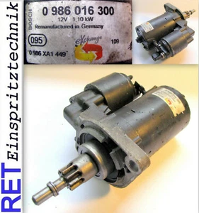Anlasser Starter Bosch 0986016300 VW Passat 35 i 1,6 1,8 2,0 original - Bild 1 von 4