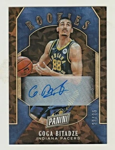 Panini 2019 Black Friday Cracked Ice Autógrafo RC13 GOGA BITADZE radiocontrol novato 22/25 - Imagen 1 de 2