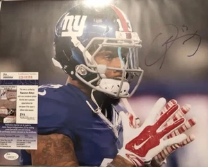 Odell Beckham Jr Signed Autographed 11x14 W/ COA JSA New York Giants Obj Rams - Picture 1 of 2
