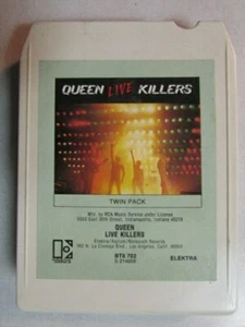 QUEEN LIVE KILLERS VINTAGE 1979 8 TRACK TWIN PACK*TESTED*ELEKTRA S214609 VG+ OOP - Bild 1 von 6