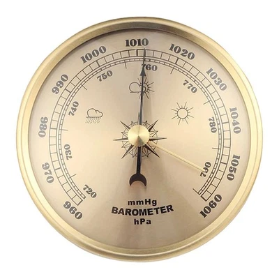 Barometer Round Gift Convenient Weather Station for Breeding Planting - Image 1 of 4
