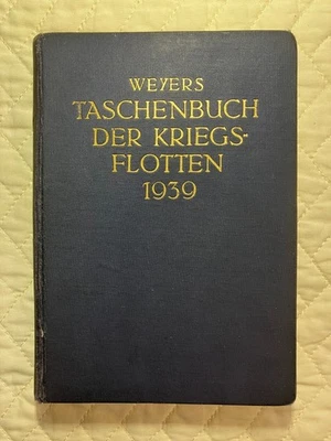Weyer's Taschenbuch der Kriegsflotten 1939, Warships, Flottentaschenbuch Foto 1 de 4