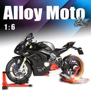 Duoati Panigale V4R 1:6 modellino pressofuso - moto nera con effetti sonori - Foto 1 di 5