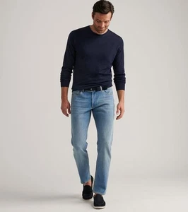 NWT Peter Millar Vintage Blue Stone Washed 38/30 MEOXB90FB Denim Jeans - Picture 1 of 6
