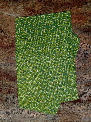 1 Funda de Almohada IKEA Smorboll Algodón Punteado Verde 30x19" Foto 1 de 4