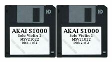 Akai S1000 Set of Two Floppy Disks Solo Violin 1 MSV21022