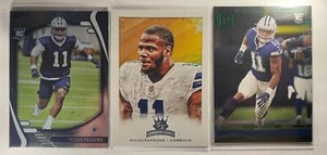 (3x) 2021 Panini Football Micah Parsons Rookie Cards Dallas Cowboys / Penn State