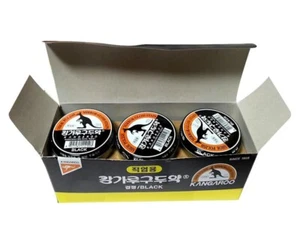 (Black x 12 pcs) Shoe Boots Dyes Polishes Stain Shine Wax for Professional user - Picture 1 of 4