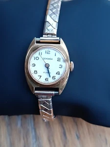 Sekonda working ladies mechanical movement gold plated vintage USSR watch - Picture 1 of 13