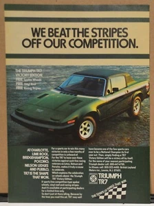 Printanzeige Triumph TR7 TR 7 Victory Edition 1976 grün - Bild 1 von 1