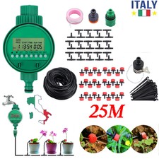 Sistema di irrigazione 25M con Timer automatico per acqua digitale da giardino