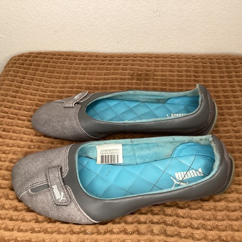 Scarpe ballerine PUMA anni 90 archive speed taglia 7 5 princess mary jane pelle Y2K