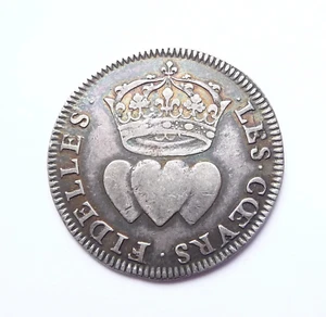 jeton argent LOUIS XIV - LES COEURS FIDELES - Imagen 1 de 2