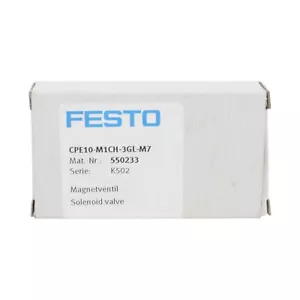 FESTO CPE10-M1CH-3GL-M7 ID 550233 MAGNETVENTIL - Bild 1 von 5