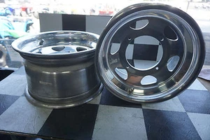 POLARIS MAGNUM SPORTSMAN RANGER RZR STI ALUMINUM 12"x 7" 4/156 FRONT WHEEL RIM  - Picture 1 of 5