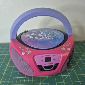 Reproductor de CD portátil Radio My Little Pony Boombox 56357 Pnk Tru Piezas Solo Decoración - Imagen 1 de 7