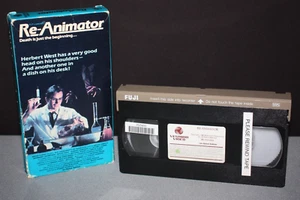 Vestron Re-Animator VHS Tape - RARE FUJI Variant Tape - Ex-Rental - Plays Great - Imagen 1 de 24
