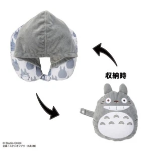 My Neighbor Totoro Big totoro neck pillow & bead cushion two way Studio Ghibli - Picture 1 of 4