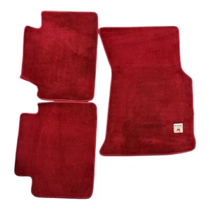 Honda Civic Carpet Set Floor Mat Mats 3 Dark Red (Maybe Type-R EK 9 LHD 1996-00) - Picture 1 of 11