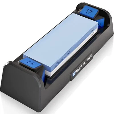 Kit de piedra de afilar cuchillos-grano 1000/6000 piedra húmeda-guías de ángulo construidas 15/... Foto 1 de 4