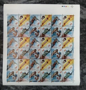 India 2008 Beijing Olympics Boxing Archery China shooting se-tenant sport Sheet - Picture 1 of 3