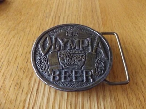 CERVEZA OLÍMPICA VINTAGE HEBILLA DE CINTURÓN BUENA SUERTE - Imagen 1 de 2