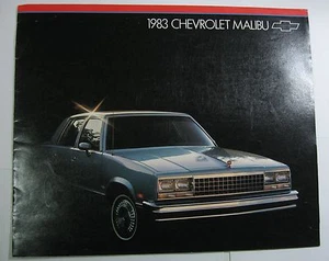 1983 Chevrolet Malibu Sales Brochure - Picture 1 of 2