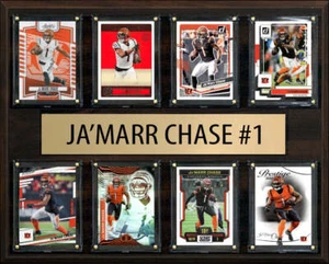 Ja'Maar Chase 8 Card Plaque Donruss Score Panini 2023 2024 CincinnatI Bengals - Picture 1 of 4