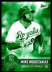 2017 Topps Bunt Green Mike Moustakas 43/99 Kansas City Royals #194 - Picture 1 of 2