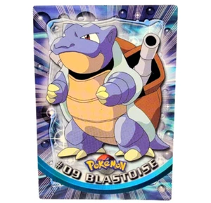 Pokemon Topps #09 Blastoise Light Play 1999 NON HOLO Trading Card - Foto 1 di 6