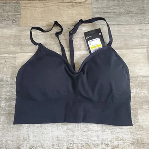 Under Armour Train Seamless Low Impact Womens Sport Bra Medium Black Stretch - Picture 1 of 9