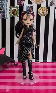 Monster Ever High inspired OOAK doll in handmade Cobweb Skull outfit. All incl. - Picture 1 of 3