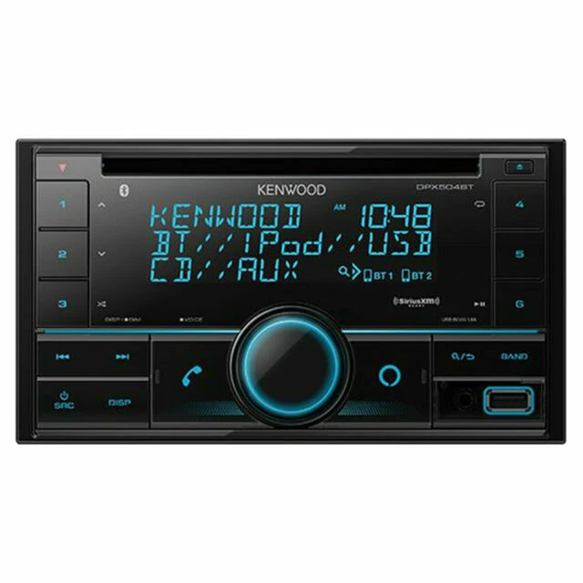 Kenwood DPX504BT Double DIN CD Receiver with Bluetooth