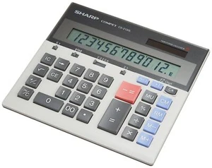 Sharp CS-2130L Desktop Calculator 12 Digit Rare Add Mode Type Practical Tool - Picture 1 of 8