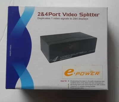 New 2-Port VGA Video Splitter Booster 150MHz  220V   - Image 1 of 4